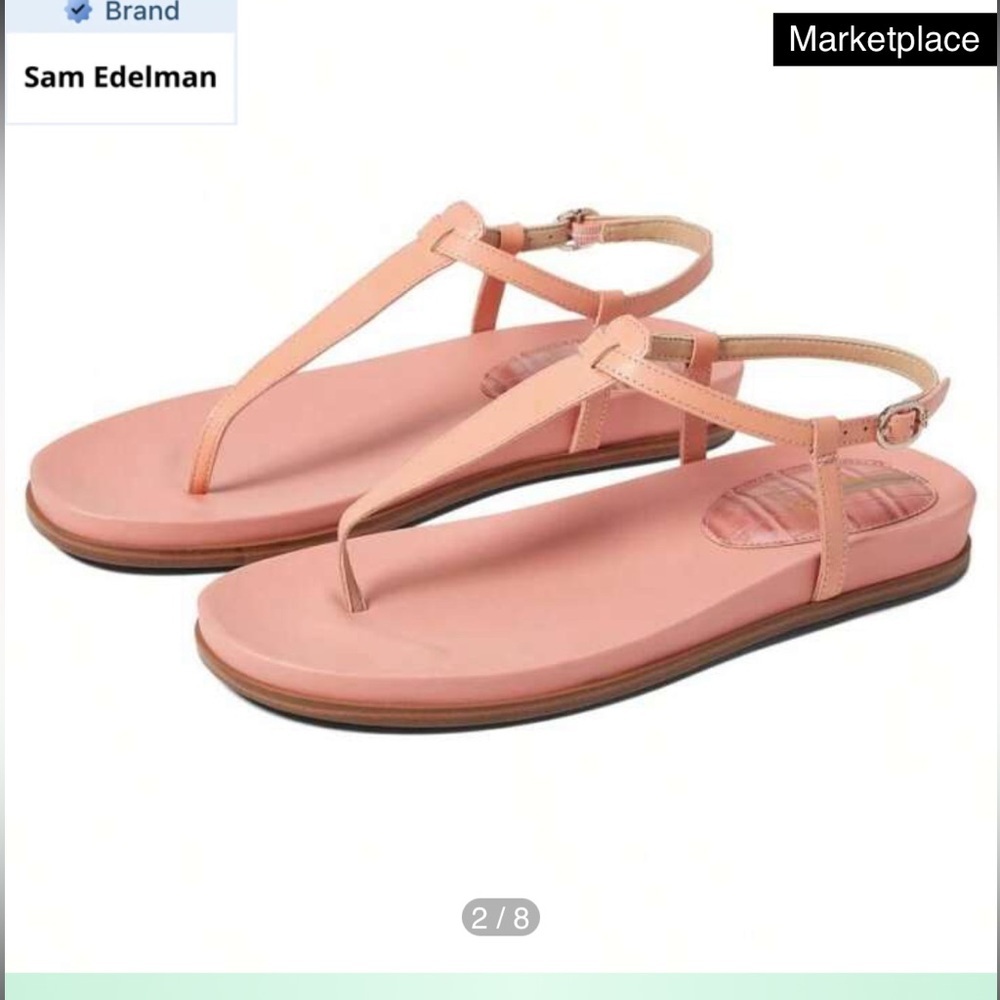 New Sam Edelman Naomi pink sandal‎ size 8